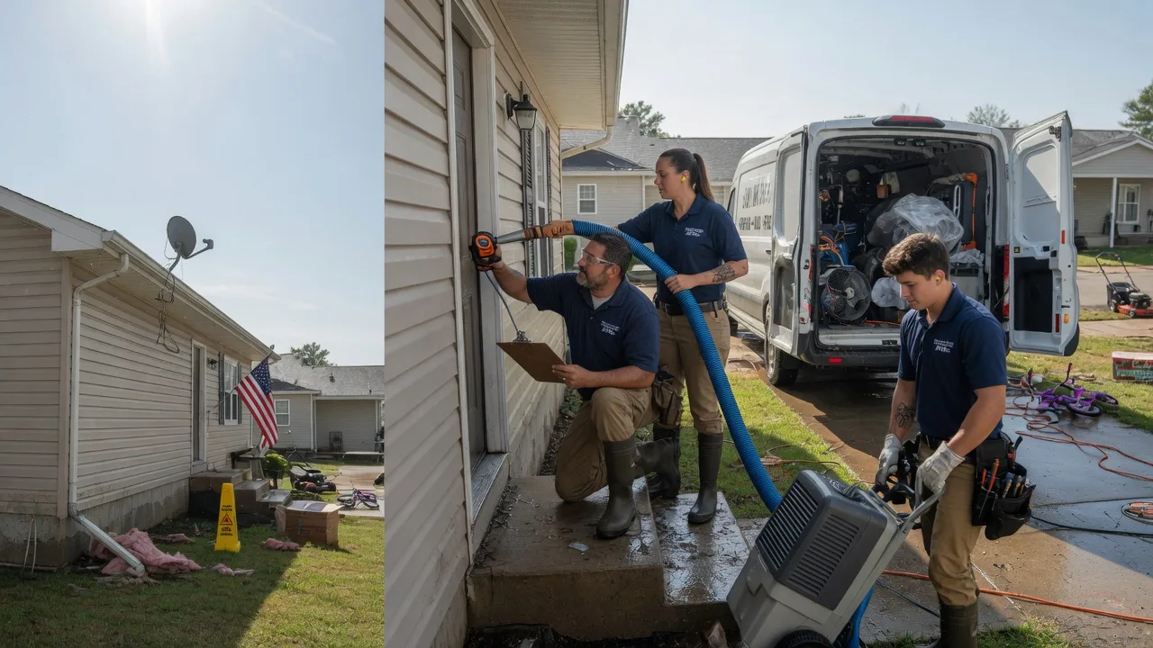 Ceiling Water Damage Restoration in Montvale, NJ near me